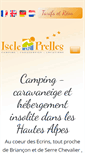 Mobile Screenshot of camping-iscledeprelles.com